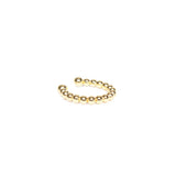 Bague Catheline perlée laiton couleur or