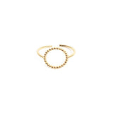 bague cassandre cercle laiton couleur or