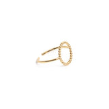 bague cassandre cercle laiton couleur or