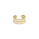 Bague Clara laiton couleur or
