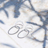 Boucles d'Oreilles Abelle Argenté