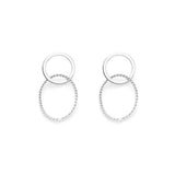 Boucles d'Oreilles Abelle Argenté