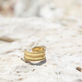 Bague Clara laiton couleur or