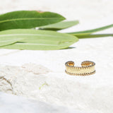 Bague Constance laiton couleur or