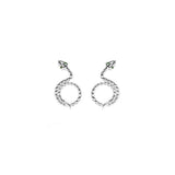 Boucles d'oreilles Serena Argenté