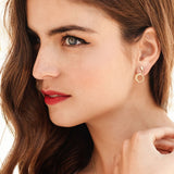 Boucles d'oreilles Serena Doré