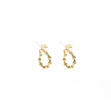 Boucles d'oreilles petit anneau laiton couleur or